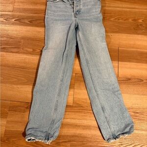 Abercrombie & Fitch Light Blue Straight Leg Jeans